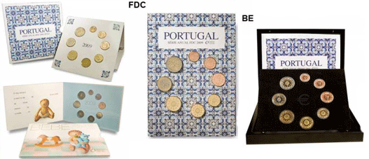 Coffrets annuels Portugal 2009