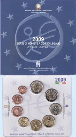 Bu set Italie 2009 9 pièces