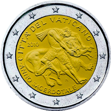 2 euro cc Vatican 2010