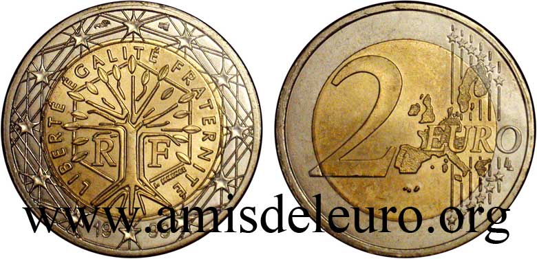 Piece De 2 Euros Arbre De Vie 2000
