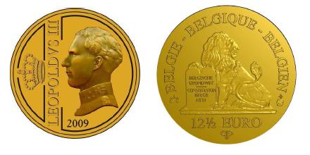 12,5 euro Belgique 2009