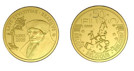 50 euros or Belgique 2009