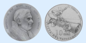 10 euro argent vatican 2009