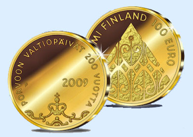 100 euro or Finlande 2009
