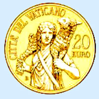20 euro or vatican 2009