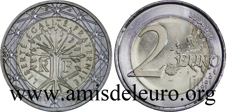 Piece De 2 Euros Arbre De Vie 2000