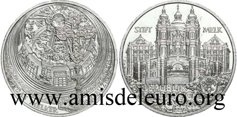 € 180410/1 – 10 euro ABBAYE DE MELK – Les Amis de l'Euro